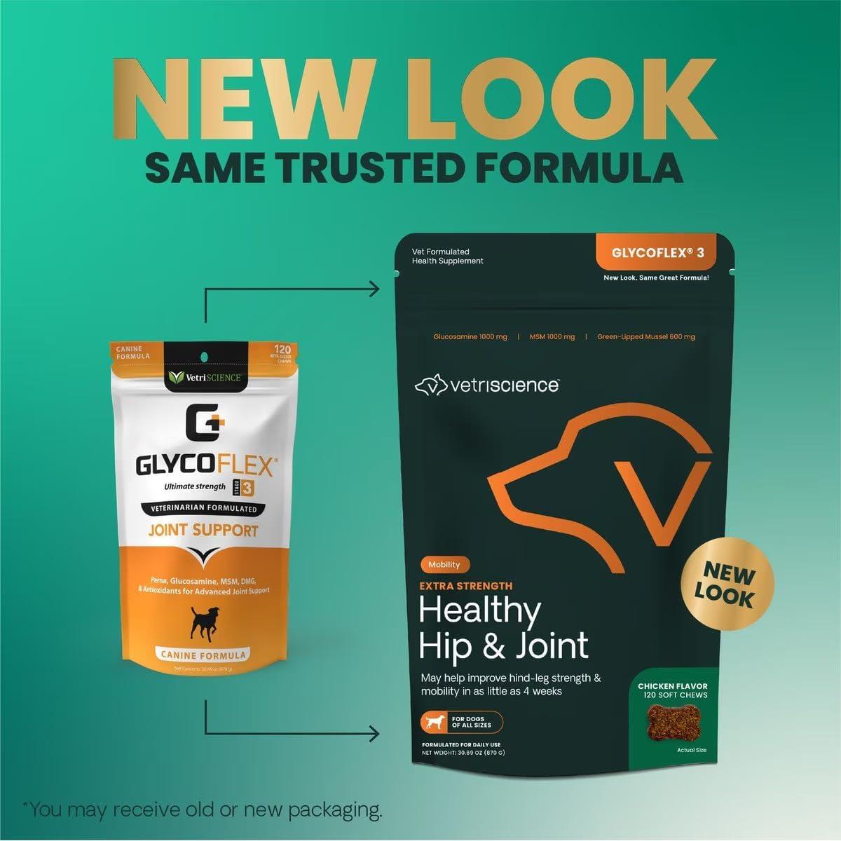 Suplemento Masticable VetriScience Articulaciones 120 Unidades