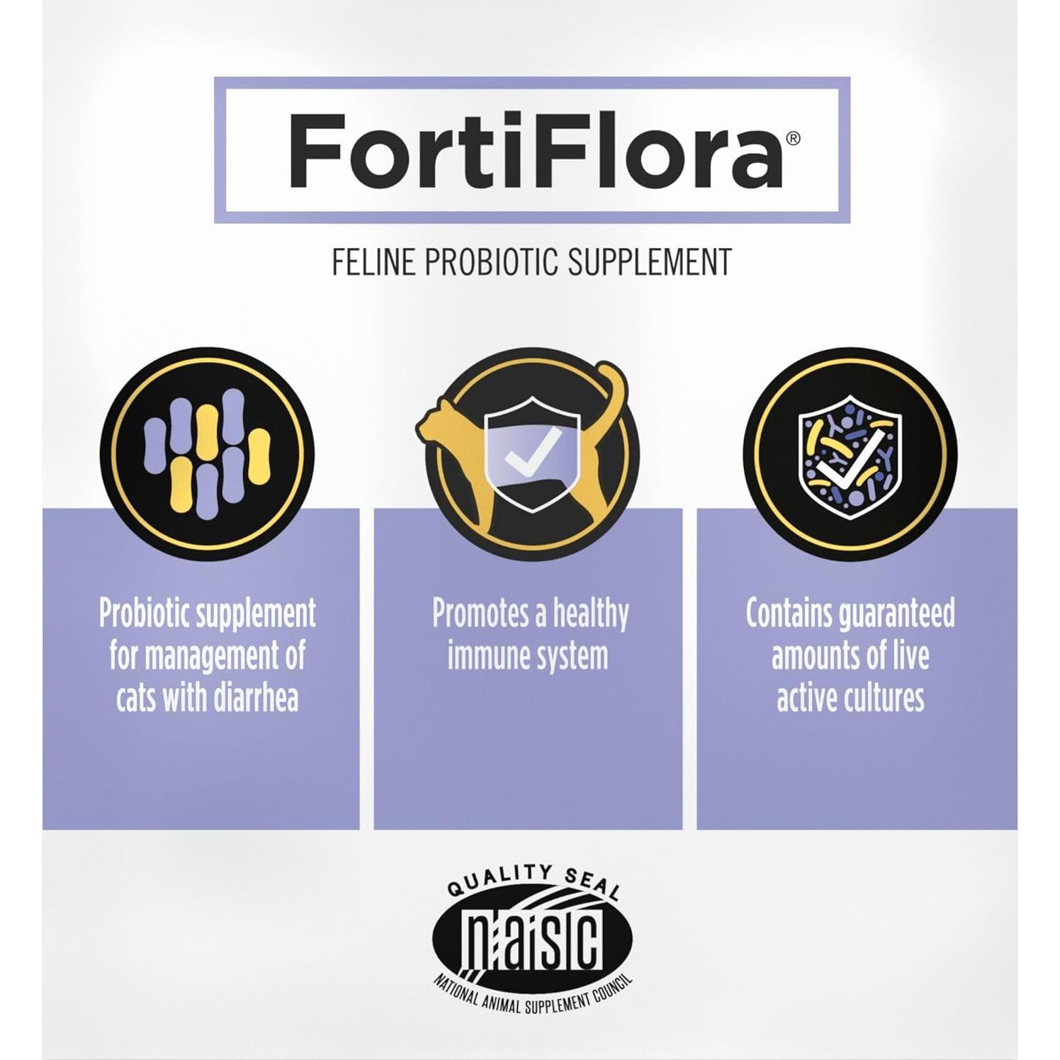 Suplemento Probiótico FortiFlora Purina Pro Plan 30 Unidades