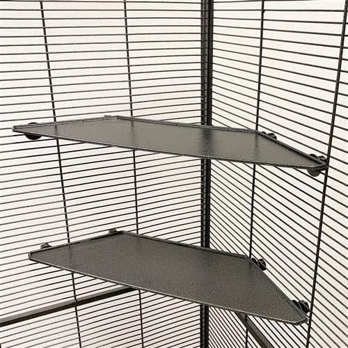 Estantes de Esquina Nutrición Exótica para Mascotas - Paquete de 2