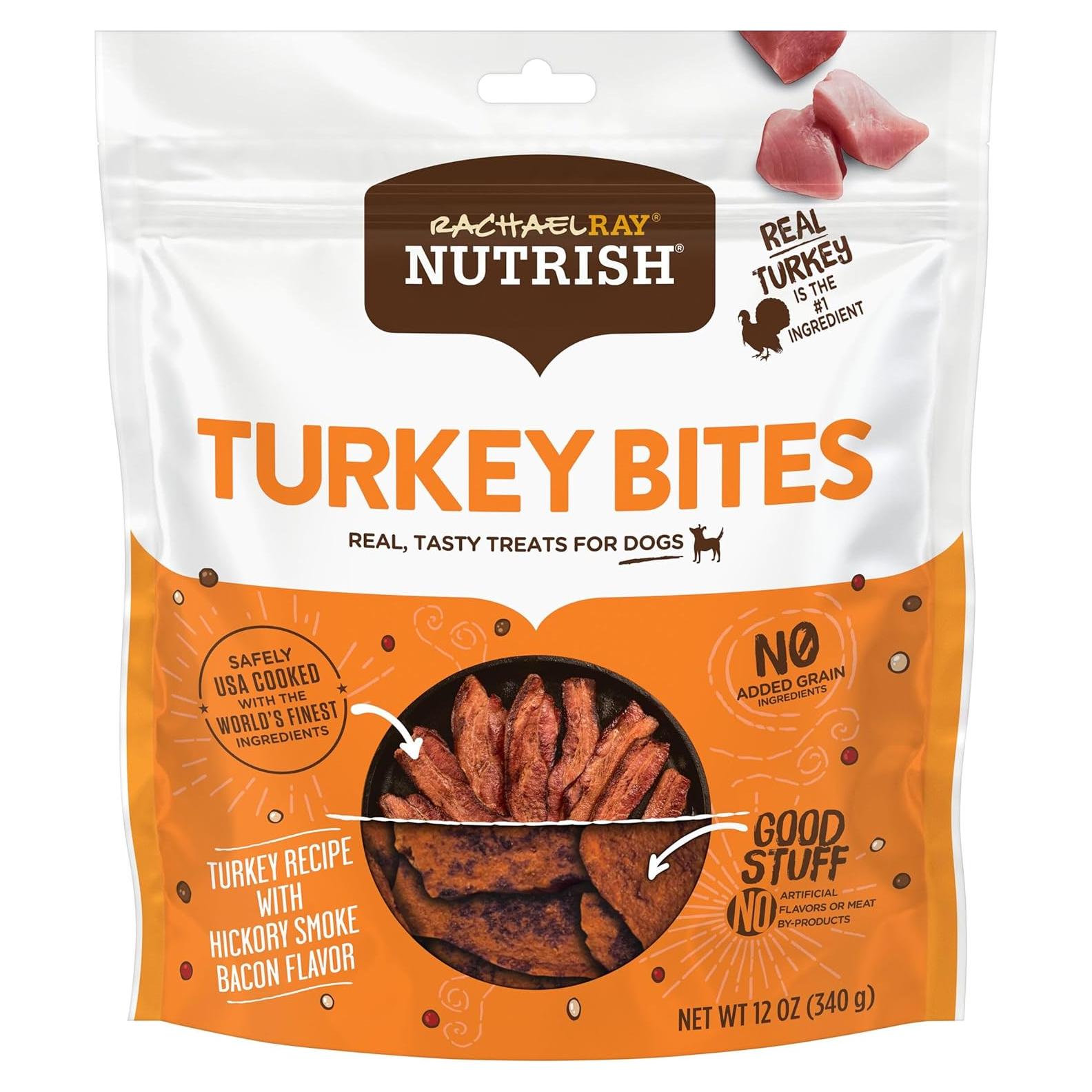 Bocaditos para Perros Rachael Ray Nutrish Pavo 340 g