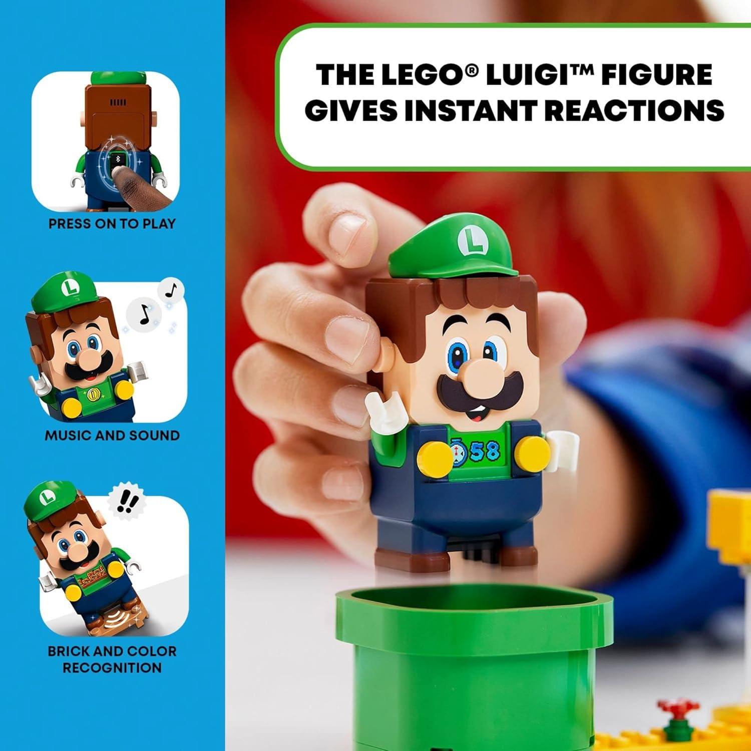 LEGO Super Mario Curso Inicial de Luigi Juguete 280 Piezas
