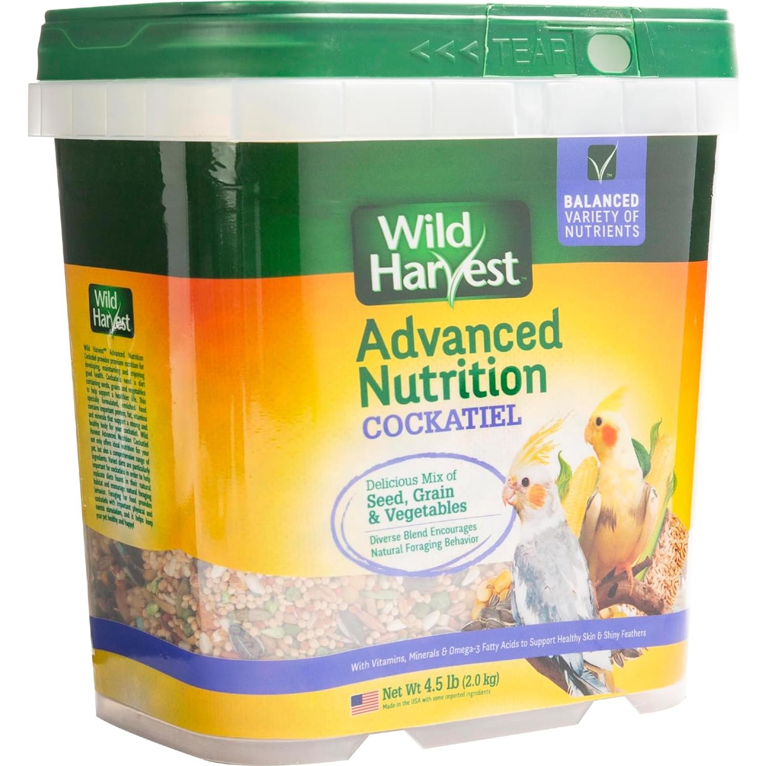 Alimento para Cacatúas Wild Harvest 2,04 kg Nutrición Avanzada