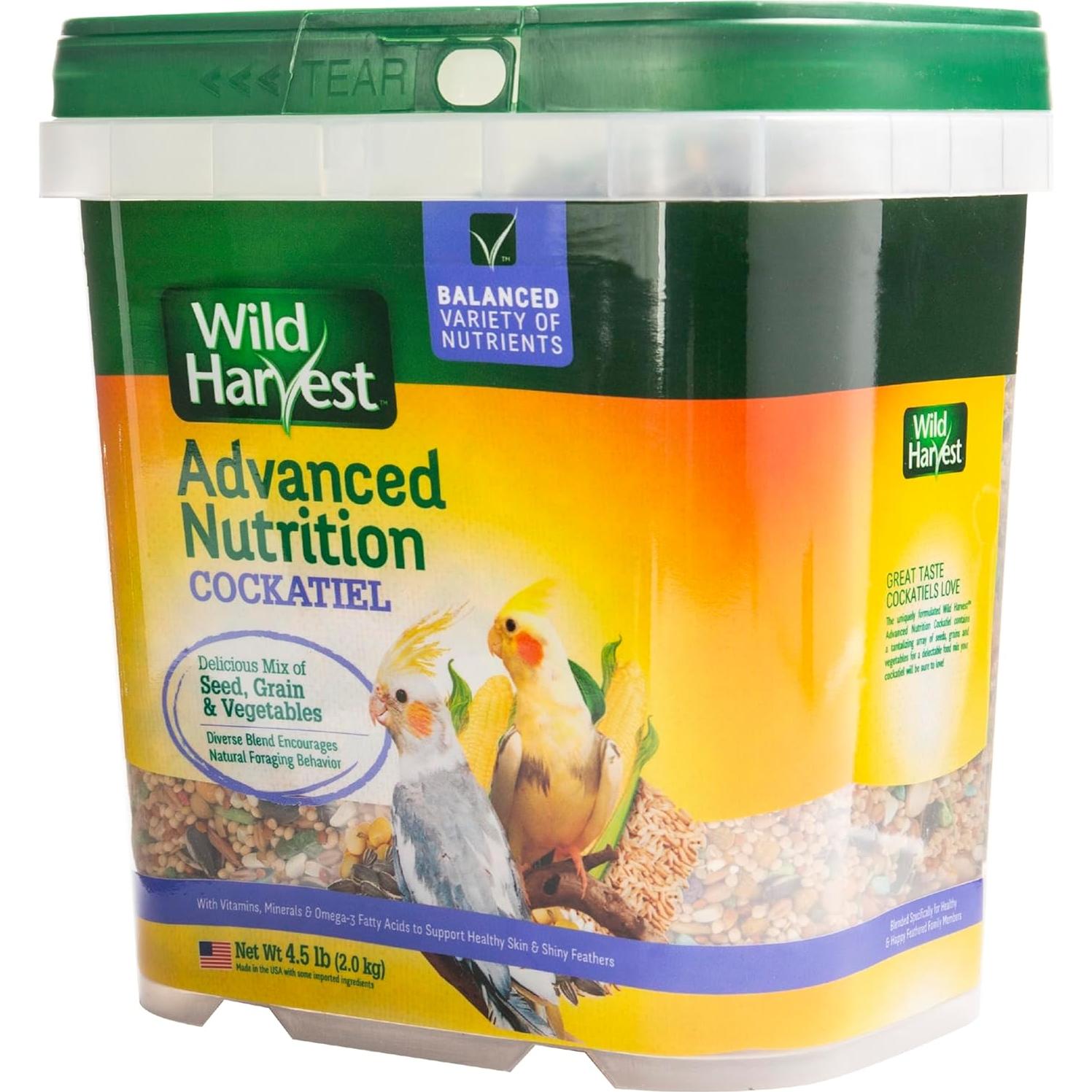 Alimento para Cacatúas Wild Harvest 2,04 kg Nutrición Avanzada