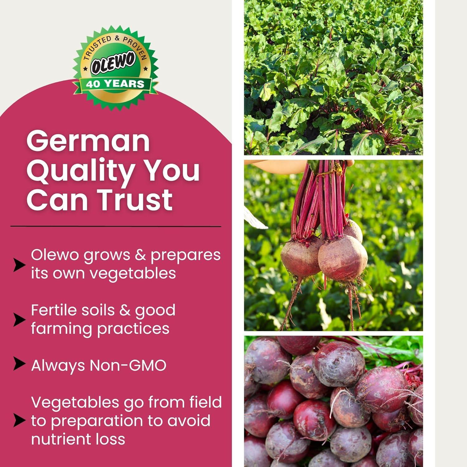 Olewo Remolachas Rojas para Perros 0,45 kg - Suavizante Piel