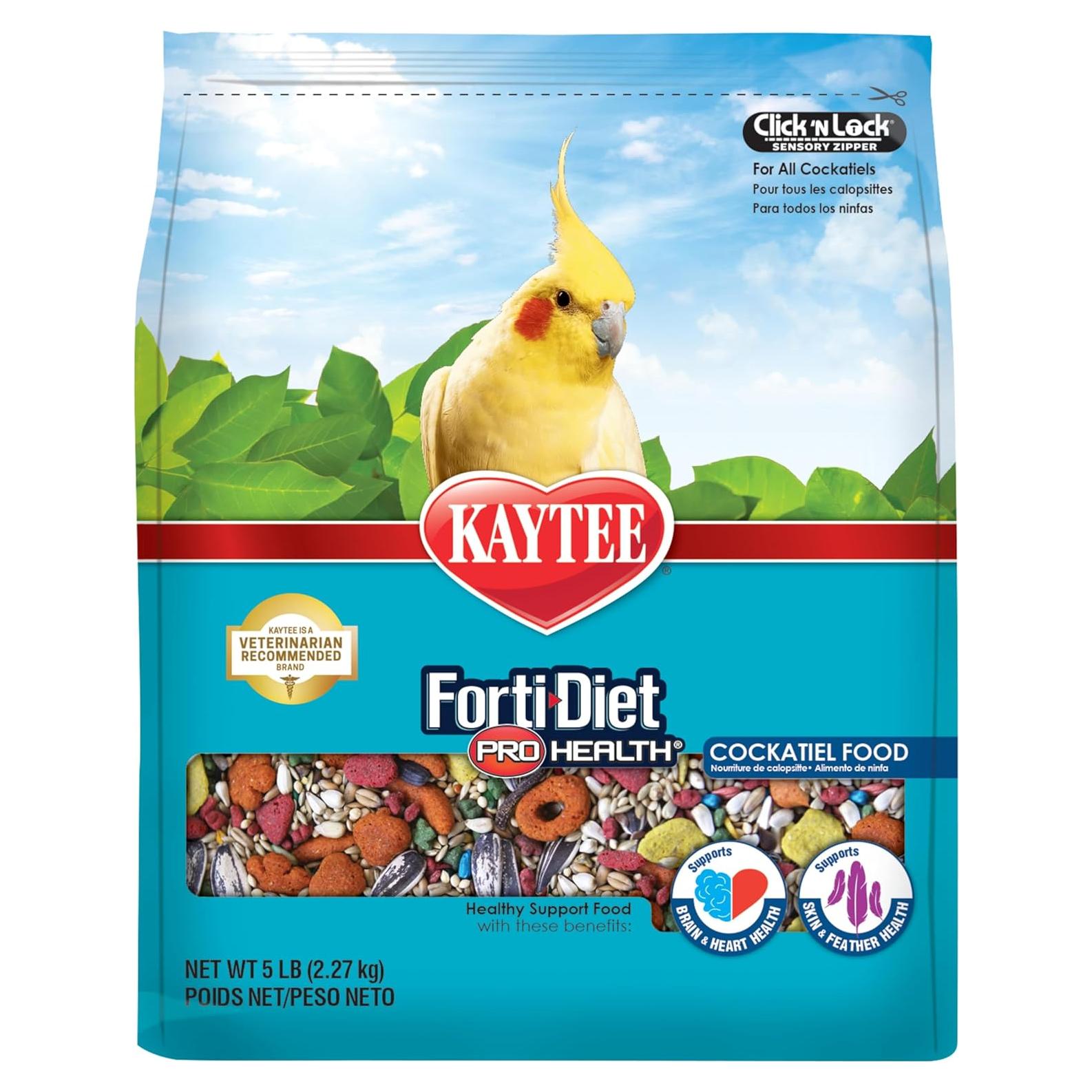 Comida para Cotorras Kaytee Forti-Diet 2.27 kg Nutrición Saludable