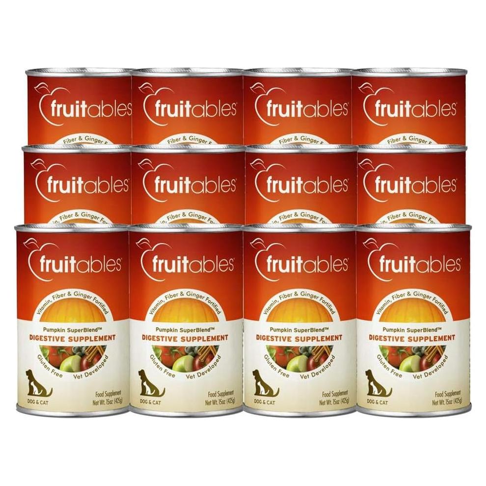 Suplemento Digestivo para Perros Fruitables 15 oz Paquete 12