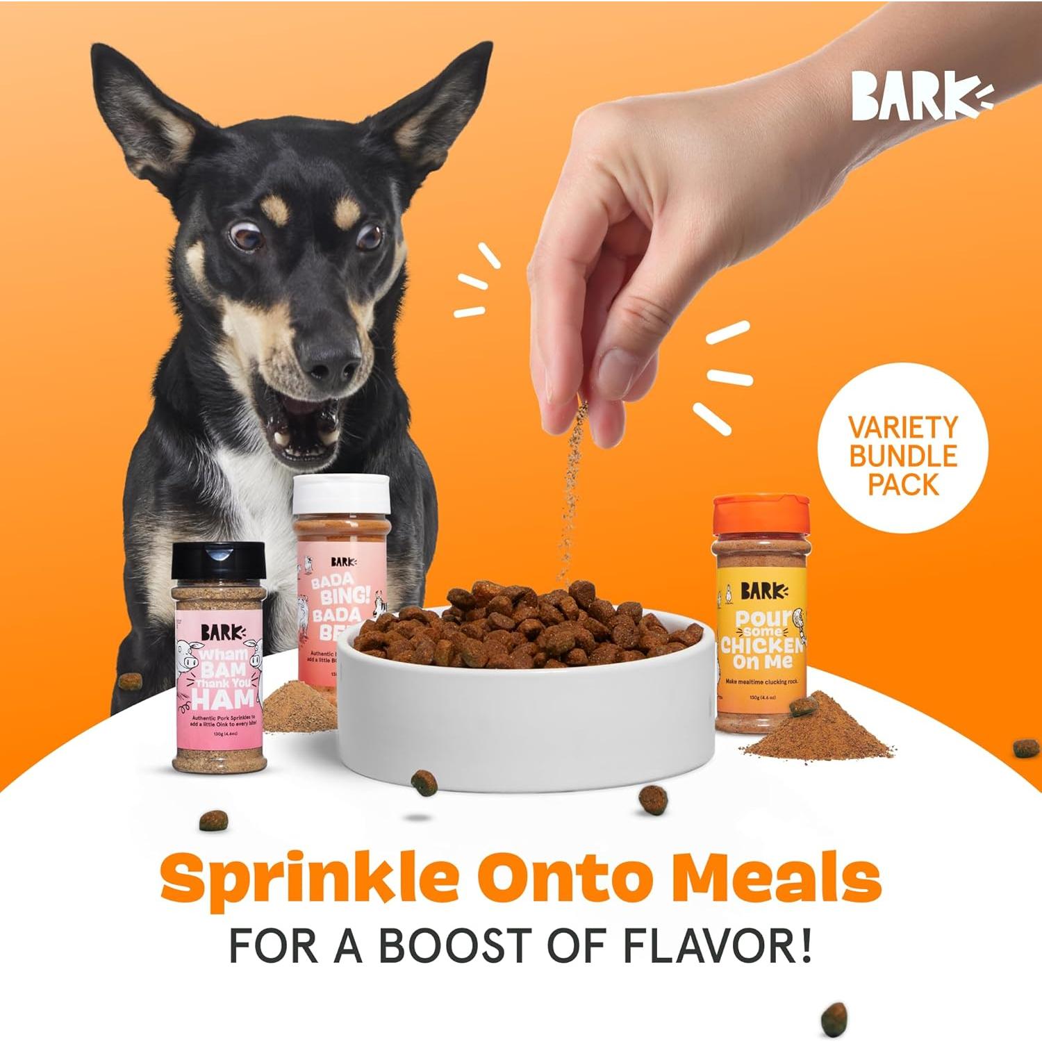 Topper de Comida para Perros Barkbox - Paquete Variado 3x130g