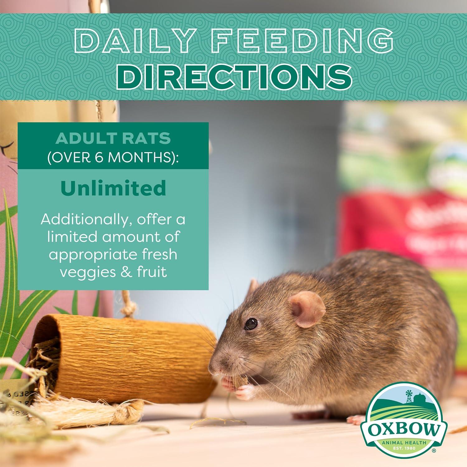 Comida para Ratas Adultas Oxbow Essentials 1,36 kg - Natural