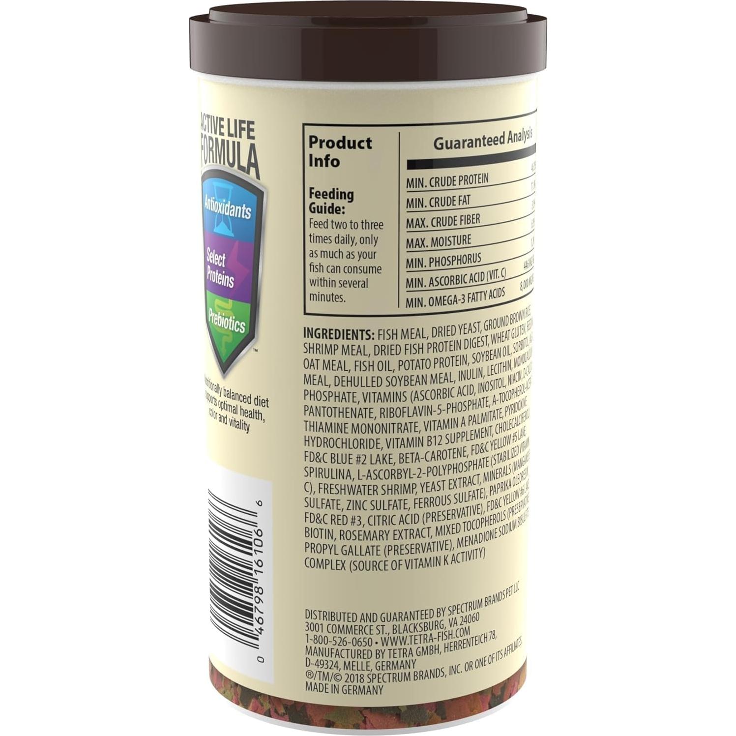 Copos Tropicales TetraMin 200 g, Alimento para Peces