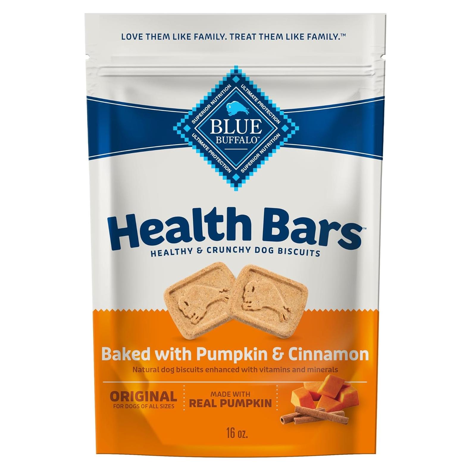 Galletas Crujientes para Perros Blue Buffalo 450g Calabaza Canela