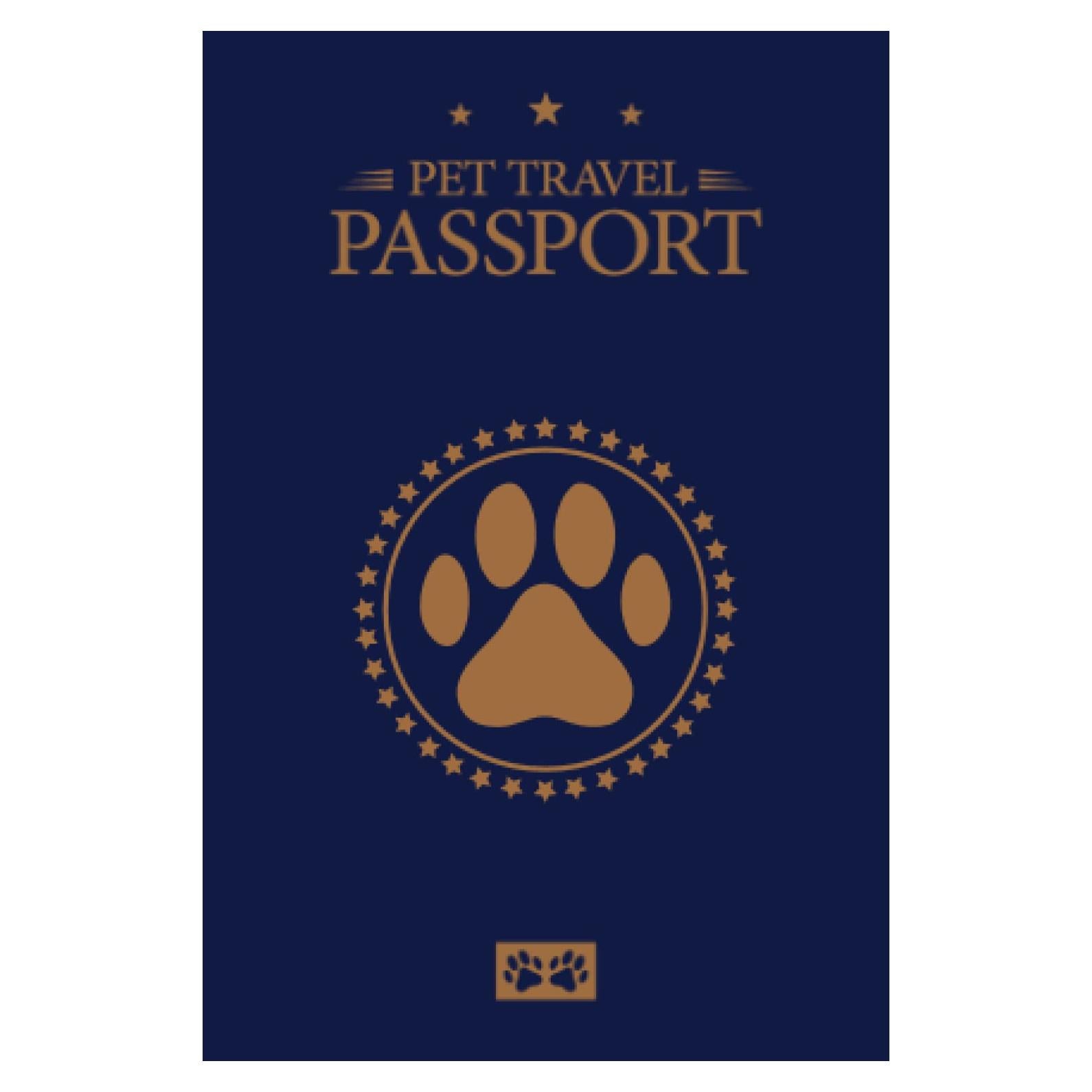 Pet Passport & Medical Record, for Pet Health and Travel Size 4"x 6": with a normal passport size this Pet Health & Vaccine Track Journal Notebook, ... Record Book For Pet Lovers Dogs Puppies