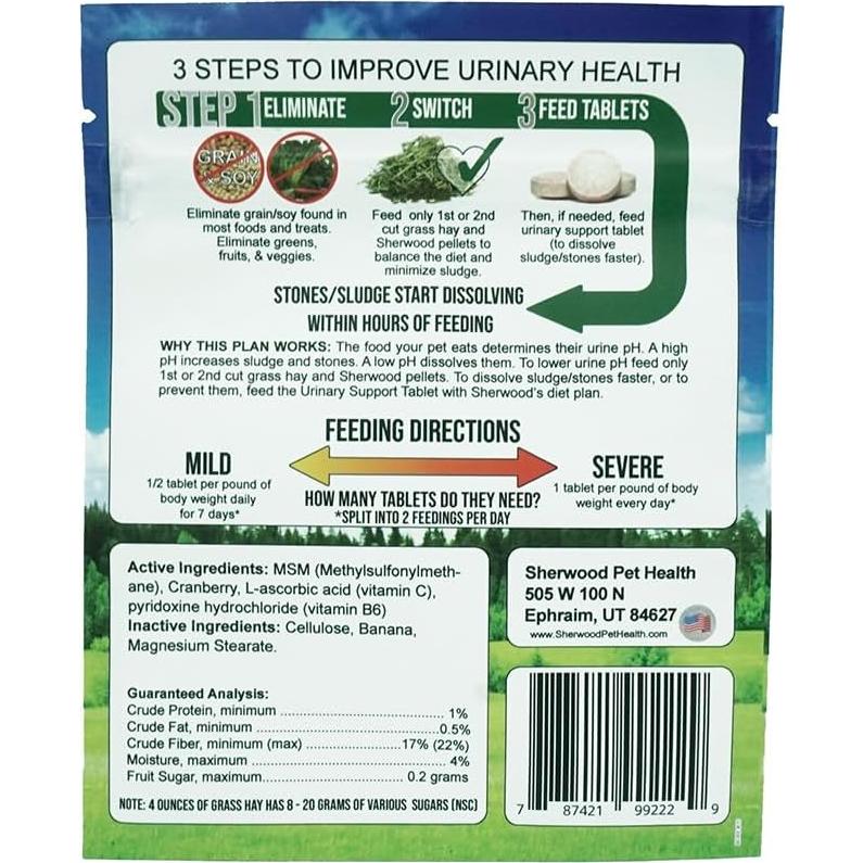 Soporte Urinario Sherwood Pet Health 100 Tabletas 60g