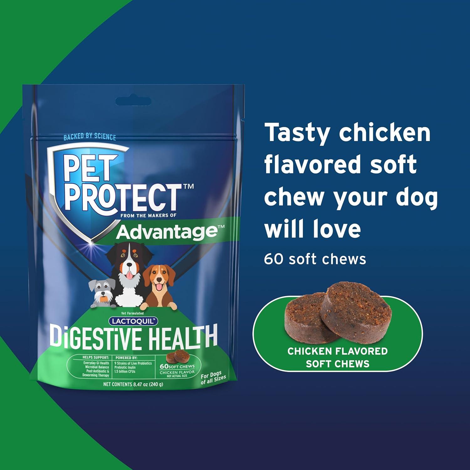 Suplemento Digestivo Pet Protect Elanco 60 Masticables Pollo