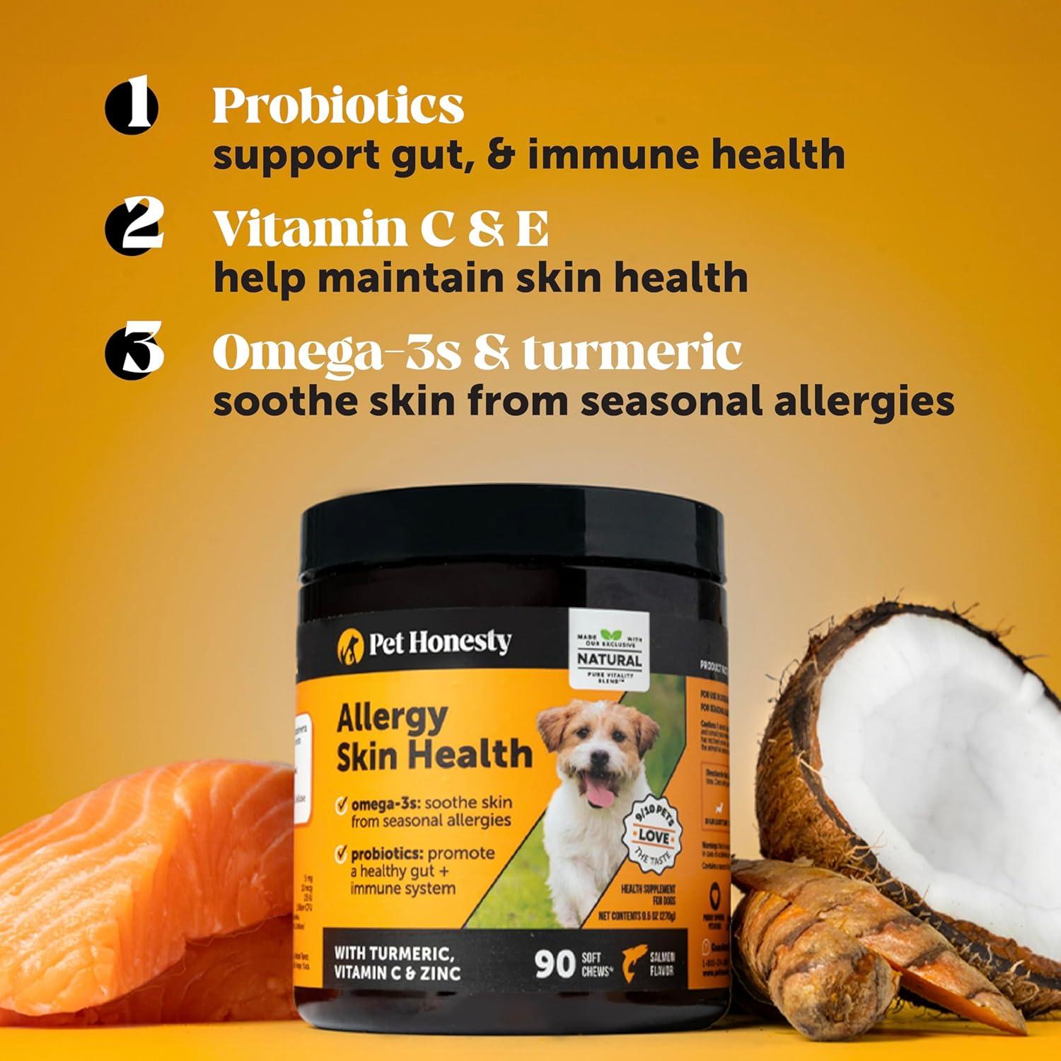 Masticables para Perros Pet Honesty 90 Ct Piel Saludable