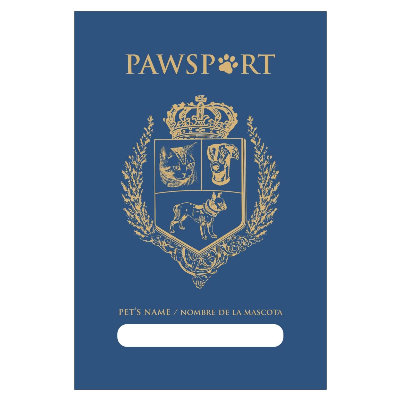 Pet Passport & Medical Record, for Pet Health and Travel, Bilingual English Spanish 4x6: Animal Health & Vaccine Record Book