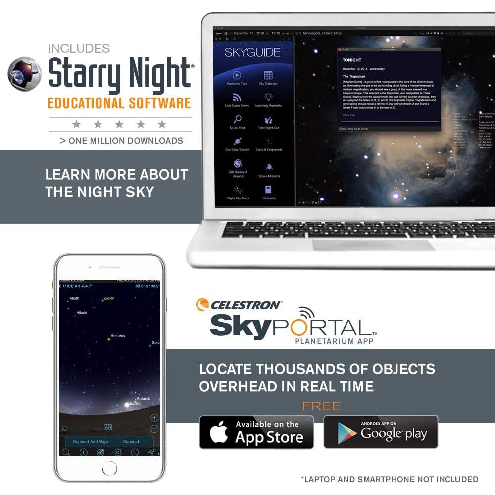 Telescopio Refractor Celestron Travel Scope 80 mm - Portátil