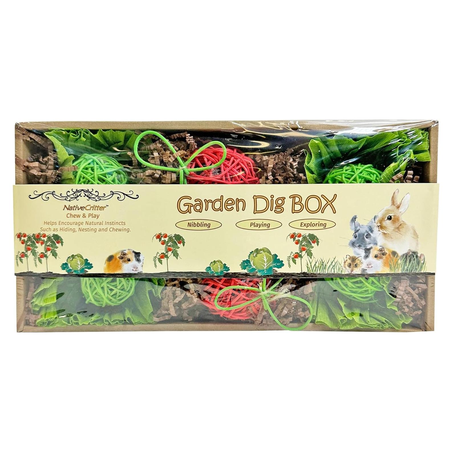 Caja de Excavación Nutrición Exótica 30x15 cm para Mascotas