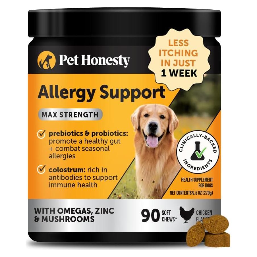 Suplemento Probiotico para Perros PetHonesty 90 Masticables Pollo