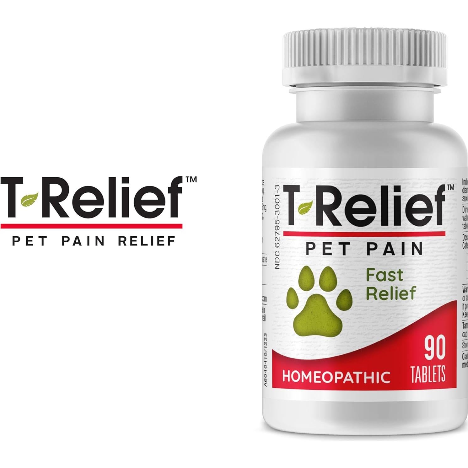 T-Relief Alivio Dolor Mascotas Arnica 90 Tabletas Naturales