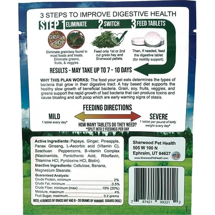 Tabletas Digestivas Sherwood Pet Health Papaya 100 Unidades