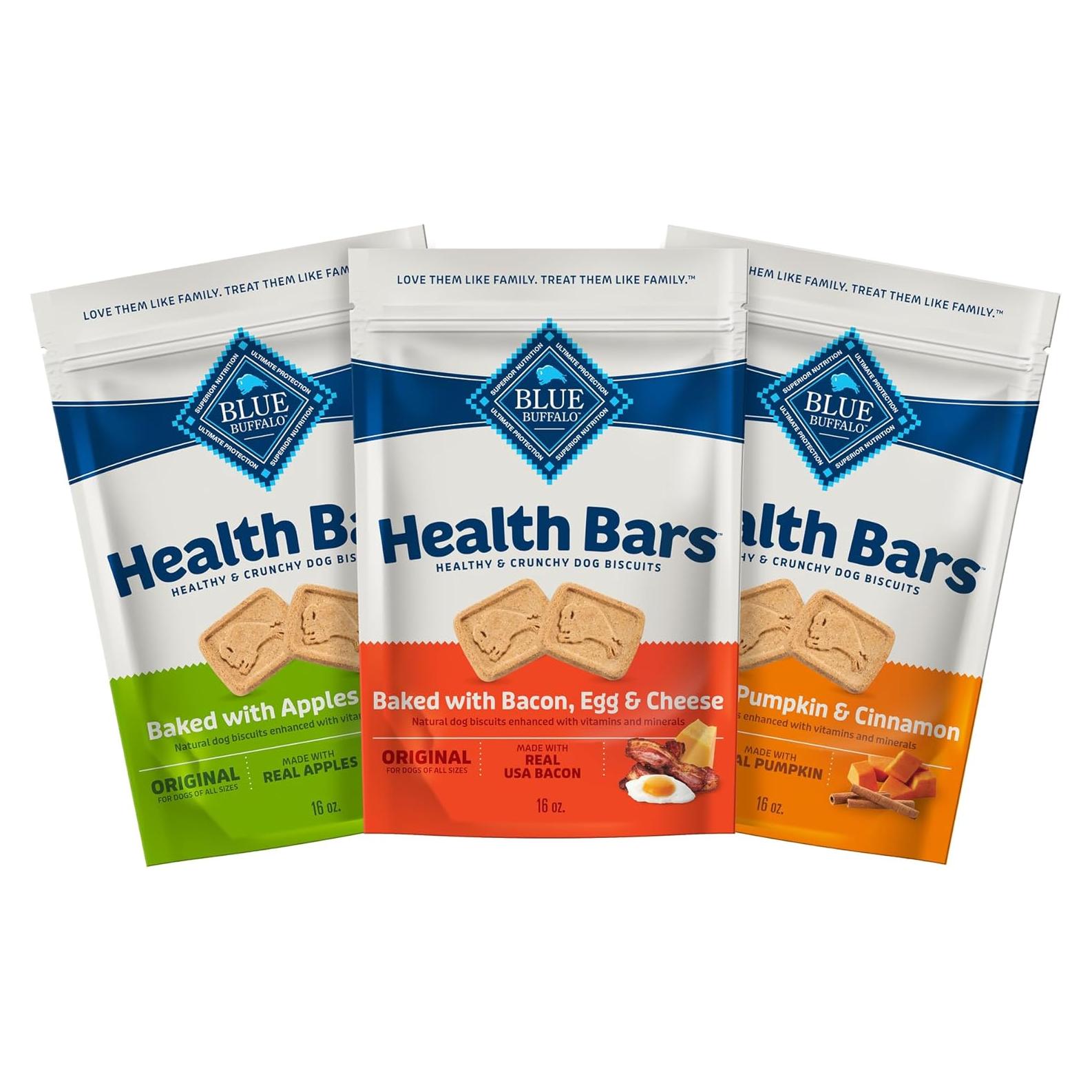 Galletas Crujientes para Perros Blue Buffalo 3 Sabores 1.55 kg