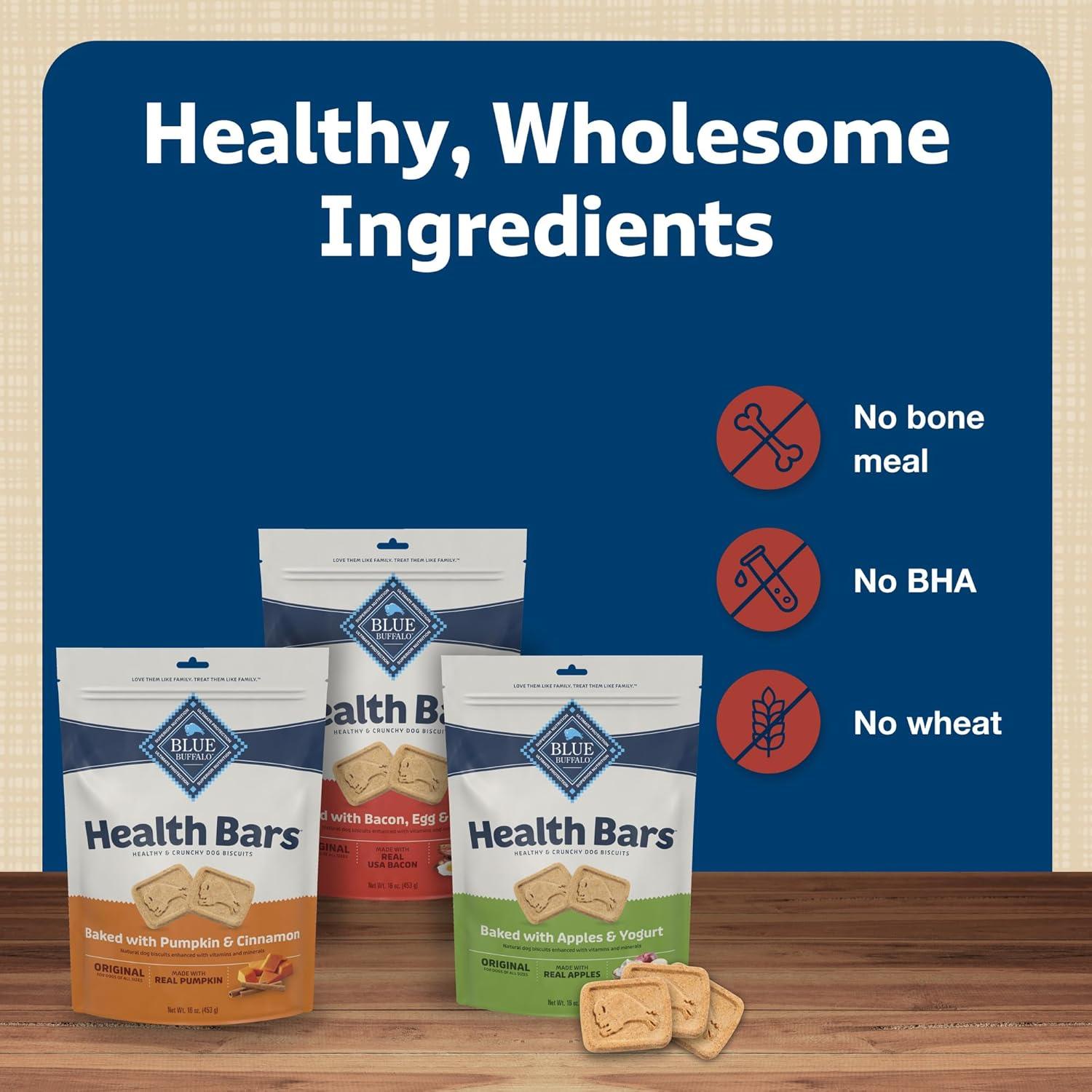 Galletas Crujientes para Perros Blue Buffalo 3 Sabores 1.55 kg