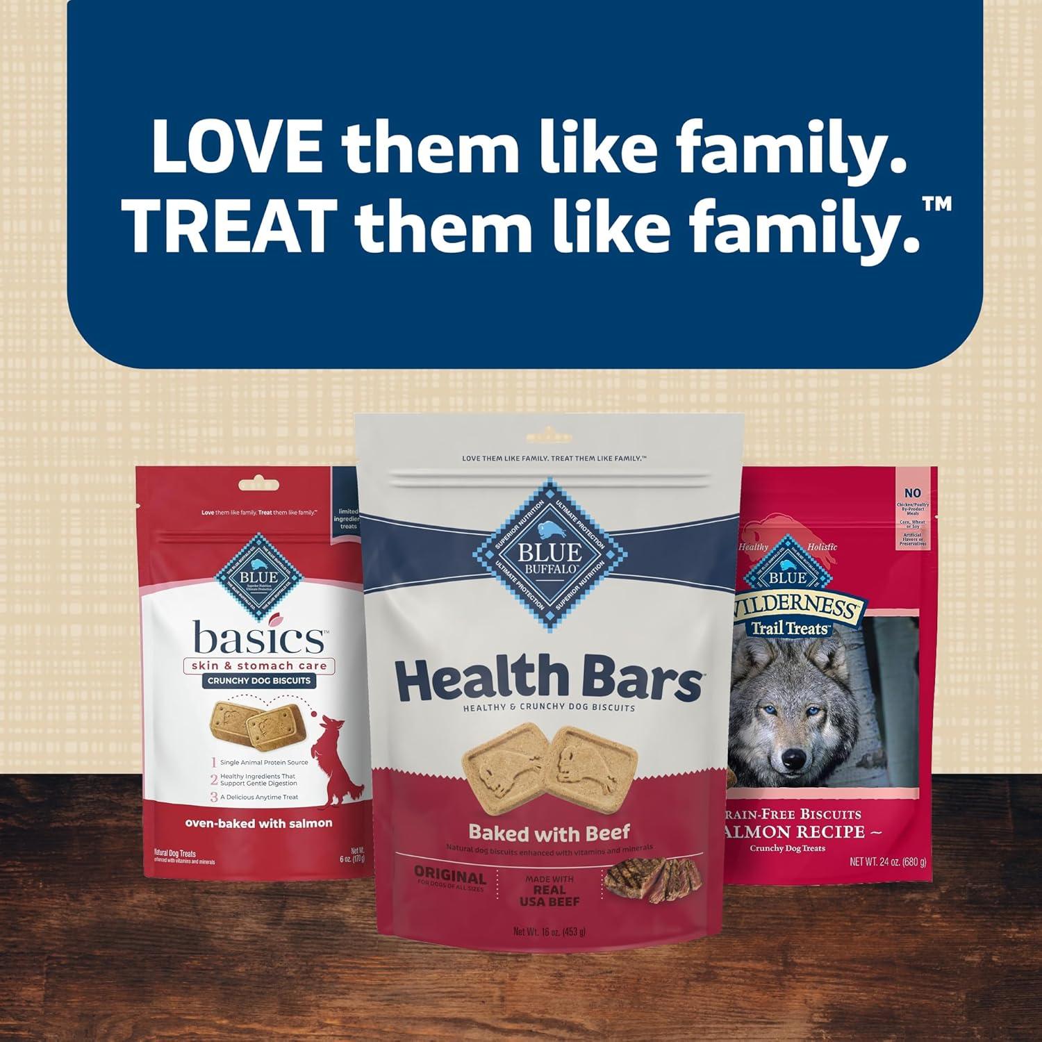 Galletas Crujientes para Perros Blue Buffalo 3 Sabores 1.55 kg