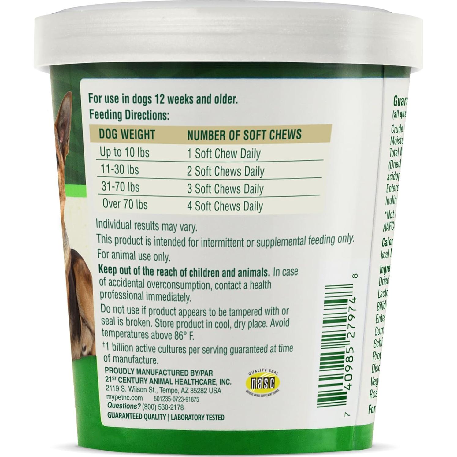 Masticables Suaves PetNC para Perros 120 ct Sabor Hígado