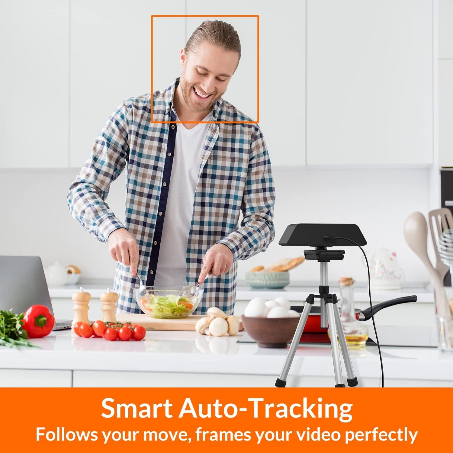 Cámara web Innex C470 4K con micrófono y encuadre AI