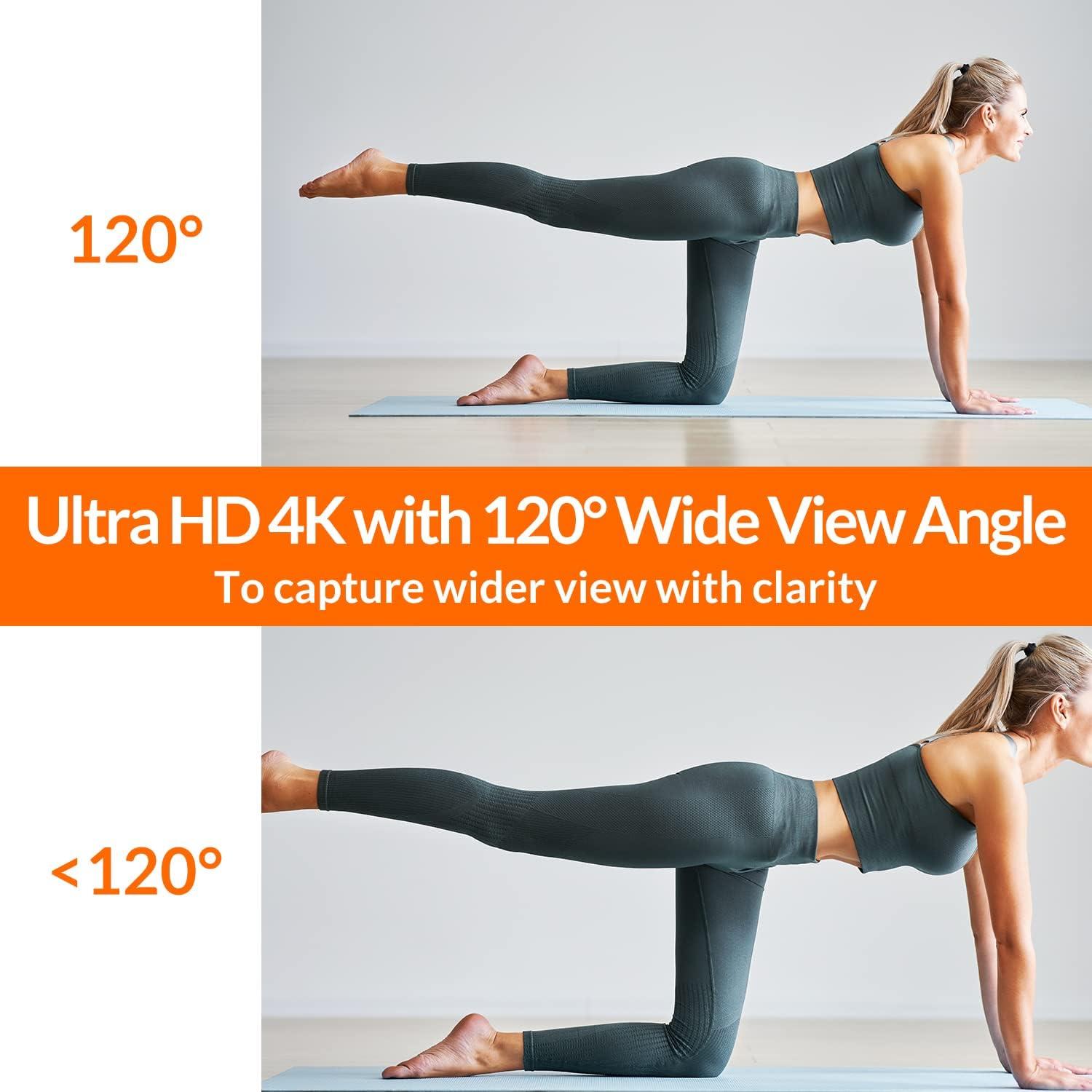 Cámara web Innex C470 4K con micrófono y encuadre AI