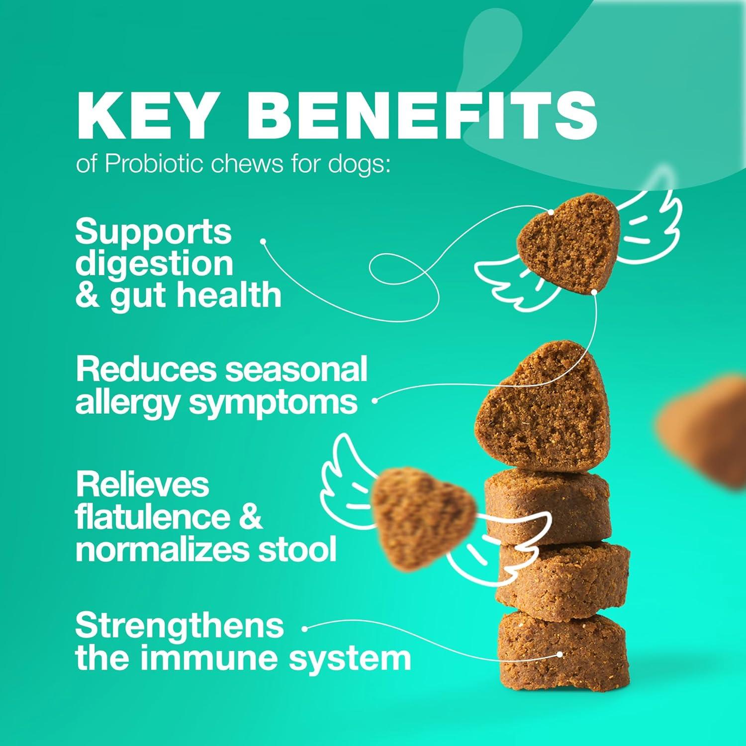 Golosinas Probioticas para Perros Chewia 180 Unidades Pato