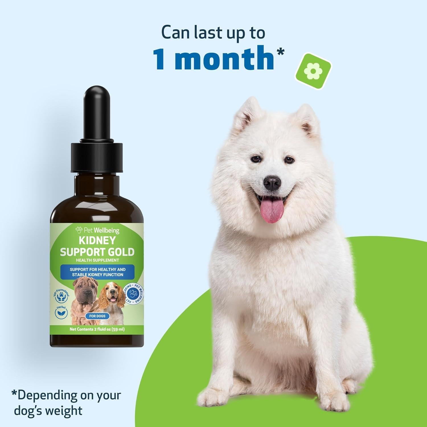 Suplemento Herbal Pet Wellbeing Apoyo Renal 59 ml