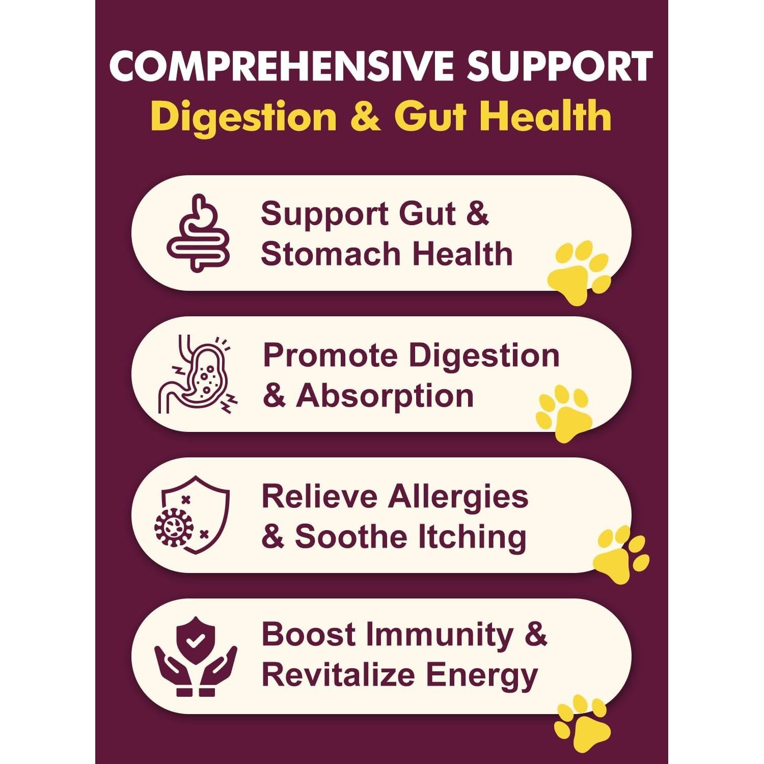 Probioticos para Perros DRFOSTER 120 Golosinas Salud Digestiva