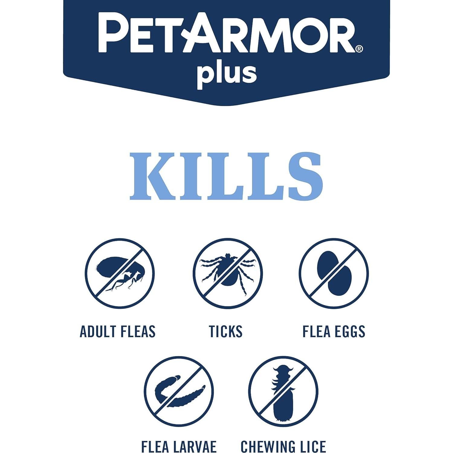 PetArmor Plus Tratamiento Pulgas y Garrapatas Perros 3 Dosis 5-10 kg