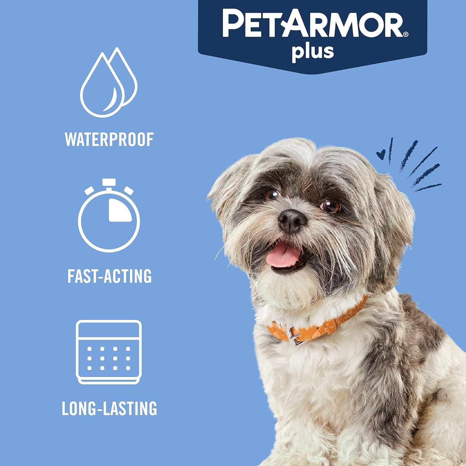 PetArmor Plus Tratamiento Pulgas y Garrapatas Perros 3 Dosis 5-10 kg