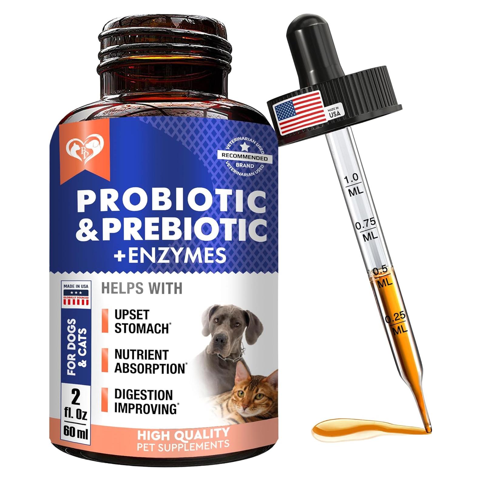 Probioticos y Prebioticos para Perros y Gatos 120ml