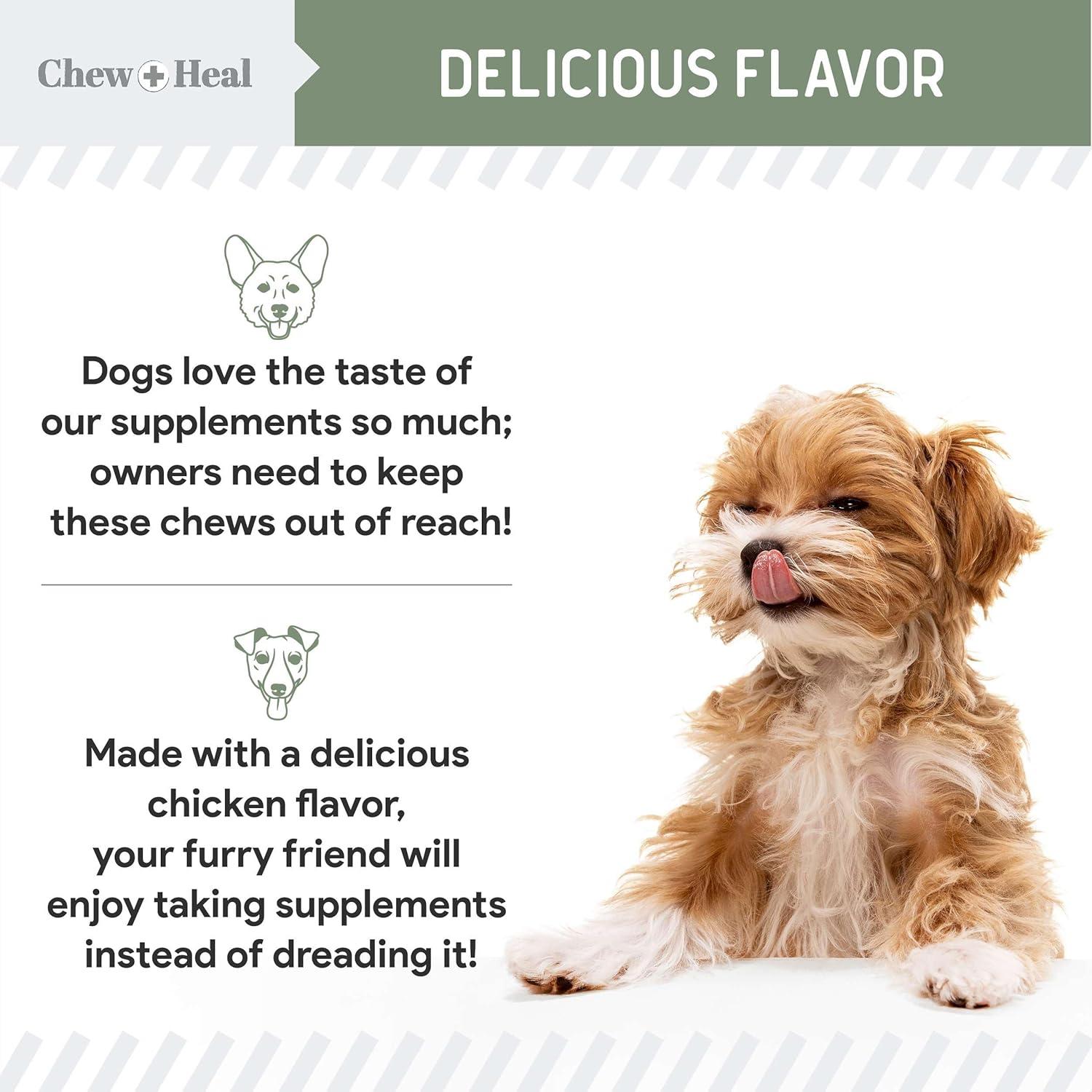 Multivitaminas Masticables Chew + Heal 60 Unidades para Perros