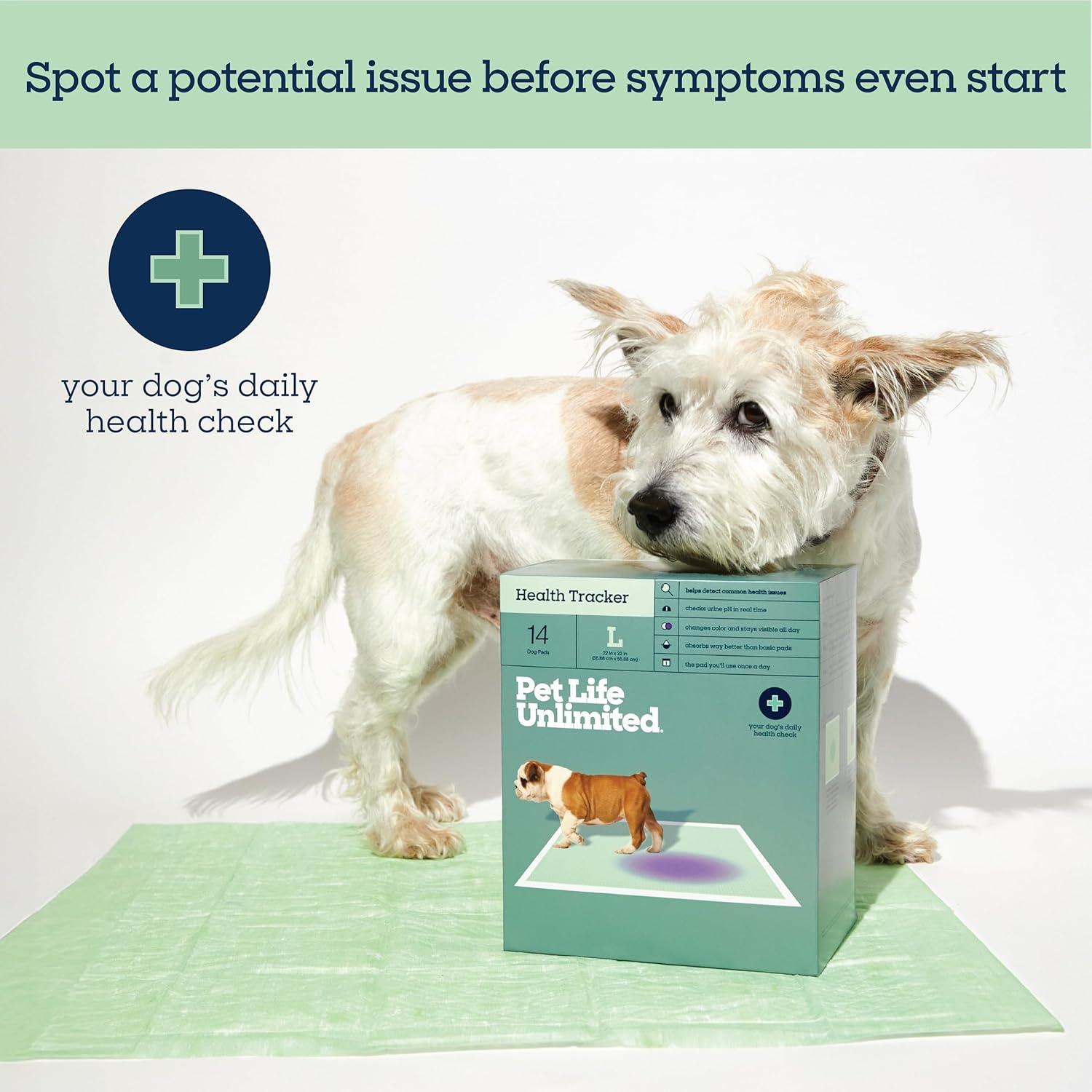 Almohadillas para Perros Pet Life Health Tracker 55,88 cm - 20 Pzas