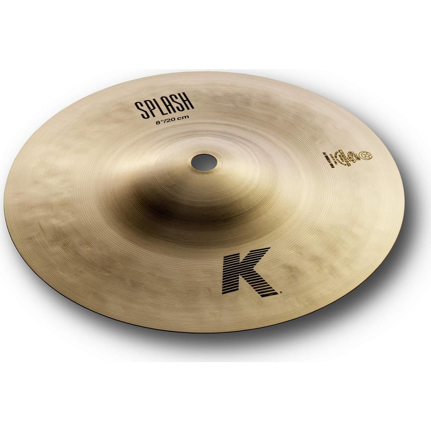 Plato Splash K Zildjian 20,32 cm Bronce Tradicional