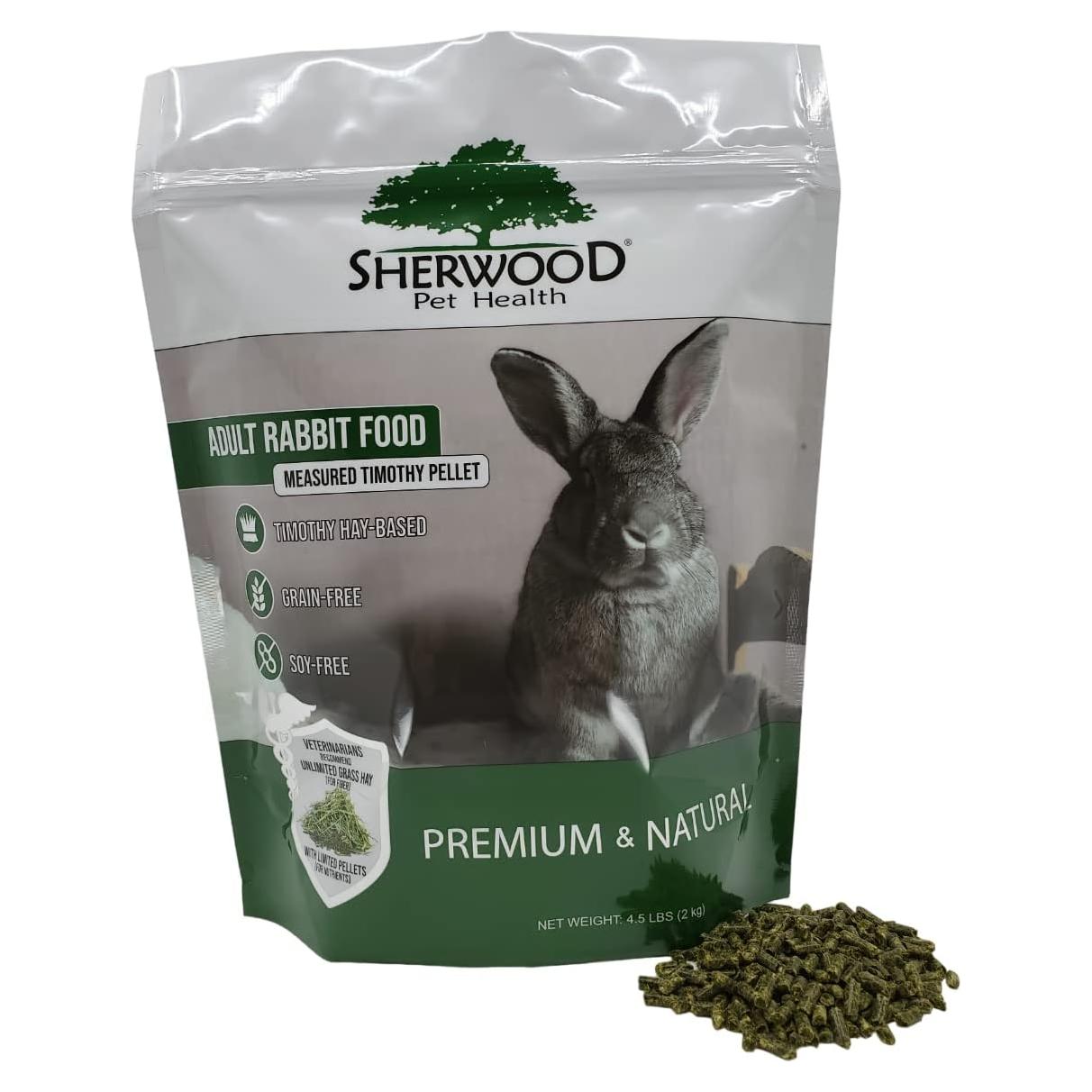 Alimento para Conejos Adultos Sherwood 2,04 kg Sin Granos