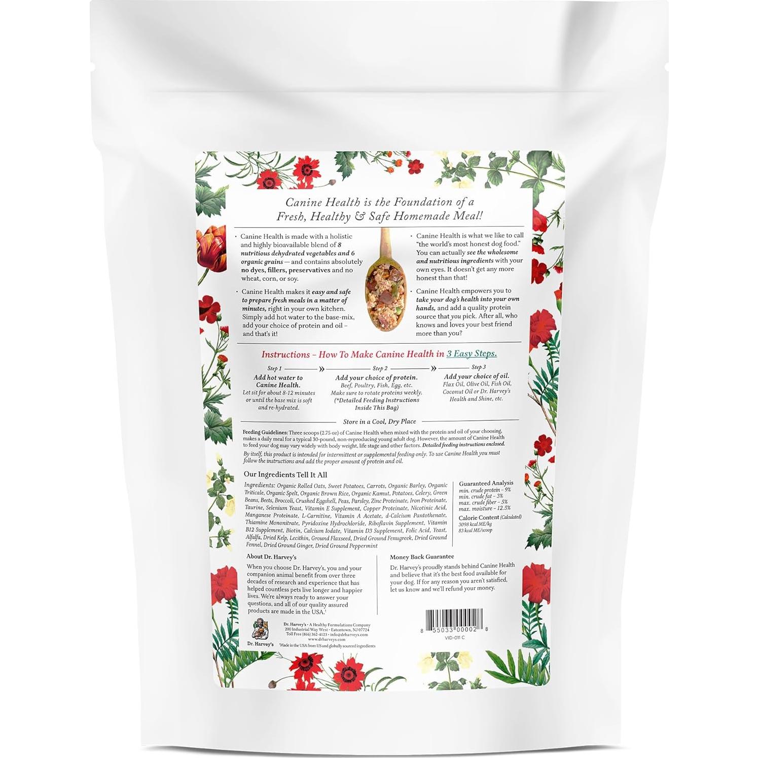 Alimento para Perros Dr. Harvey's Canine Health 2.27 kg