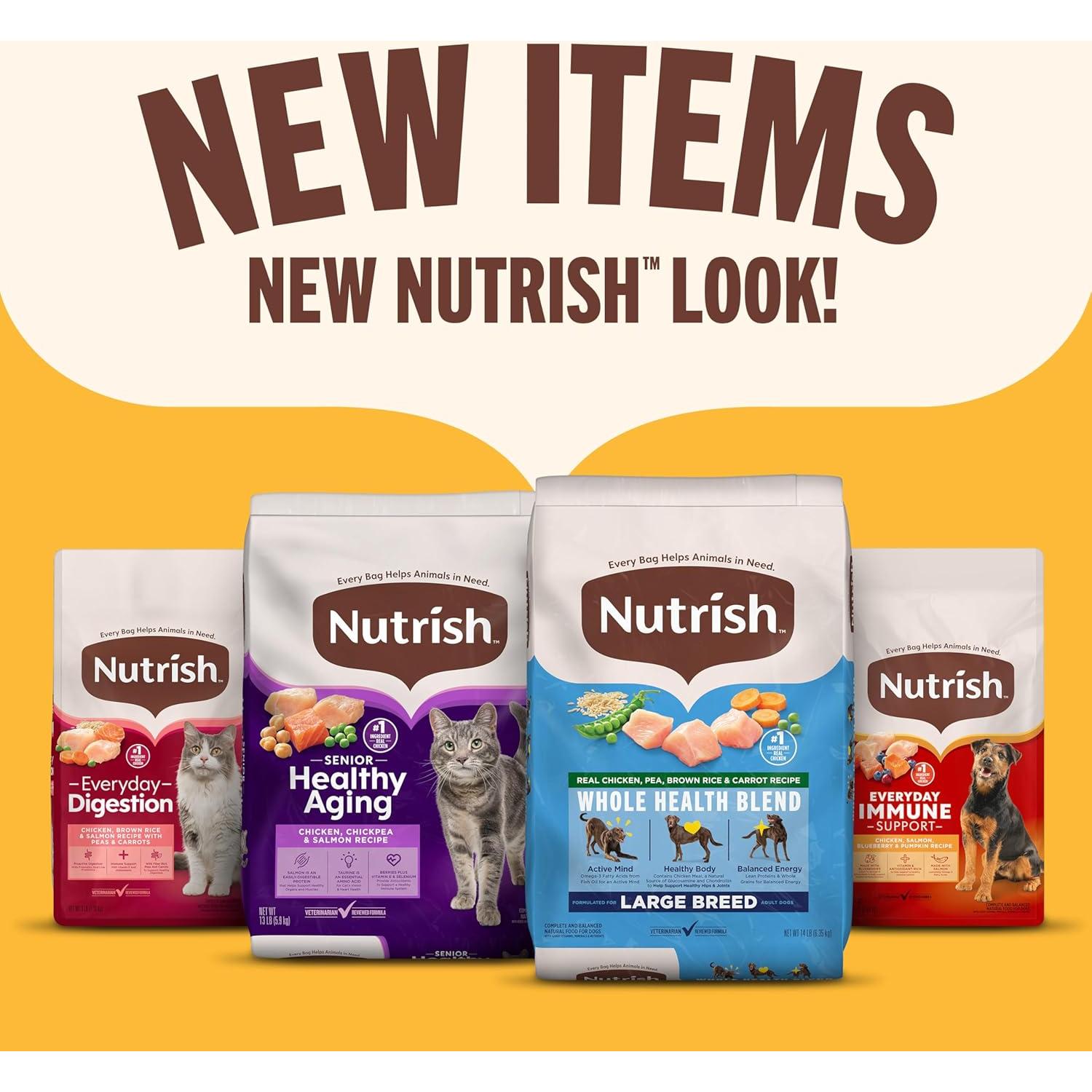 Comida Seca para Perros Nutrish Rachael Ray 12,7 kg Res Guisante