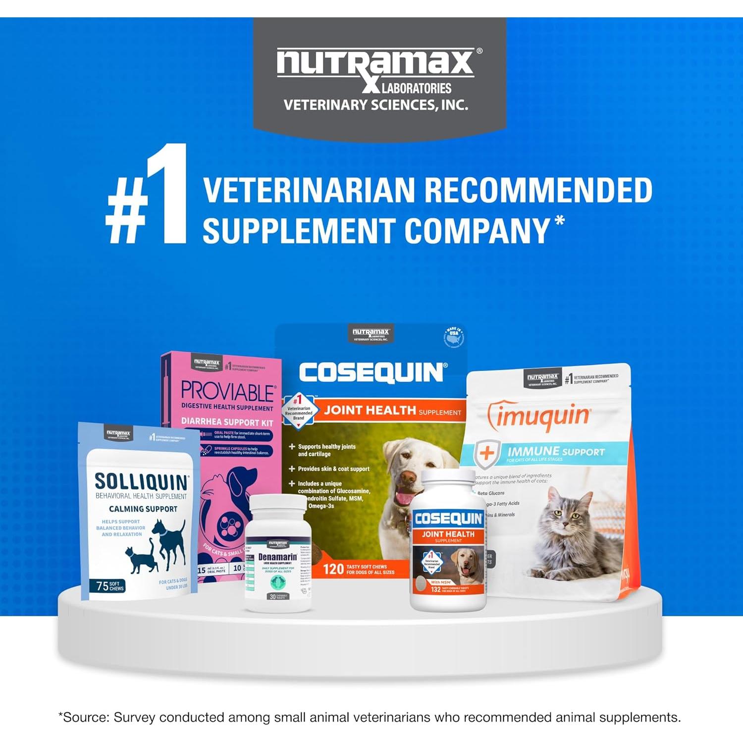 Suplemento Articular Cosequin para Gatos Nutramax 80 Cápsulas