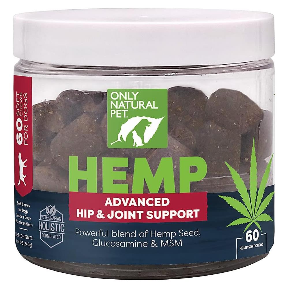 Suplemento de Cánamo para Perros Solo Natural 60 Galletas