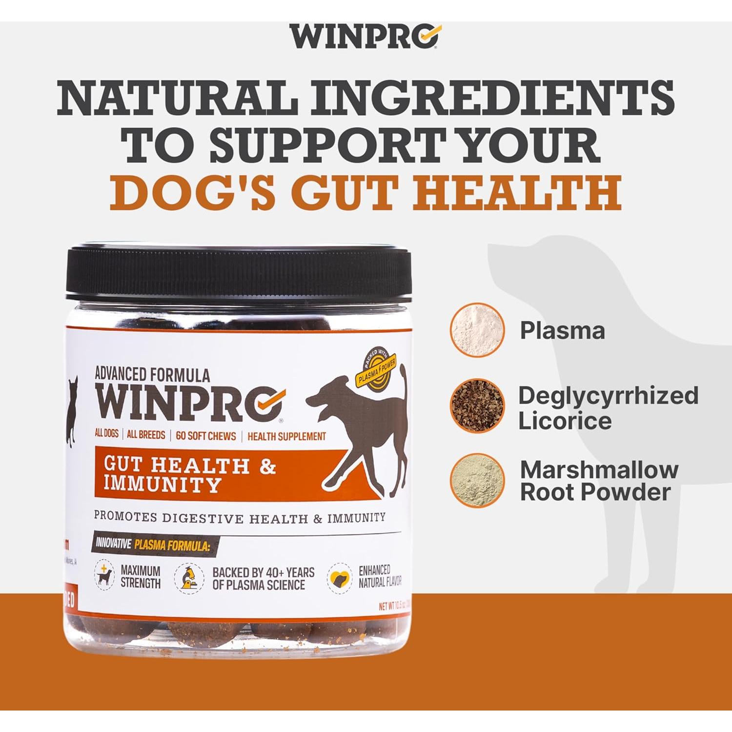 Suplemento Salud Intestinal para Perros WINPRO - 60 Chews