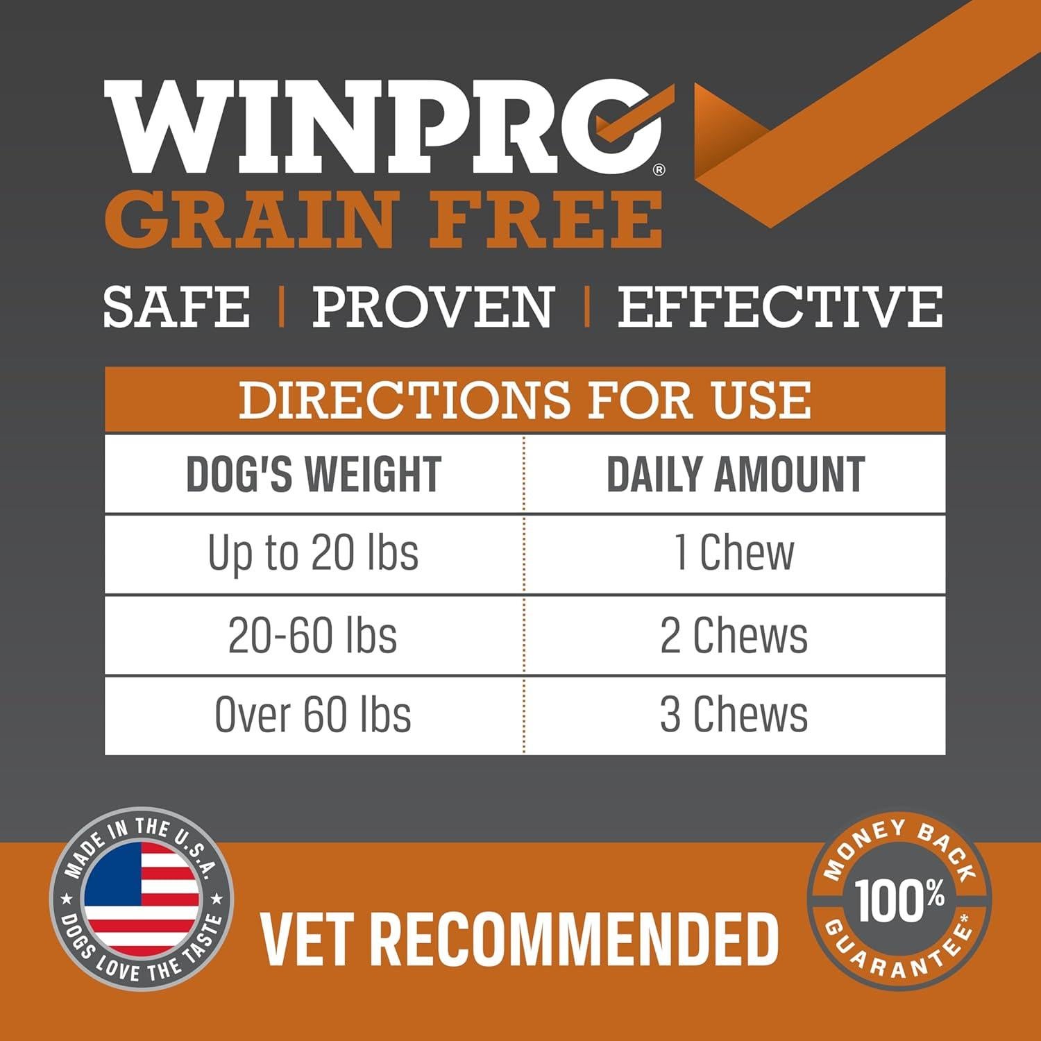 Suplemento Salud Intestinal para Perros WINPRO - 60 Chews