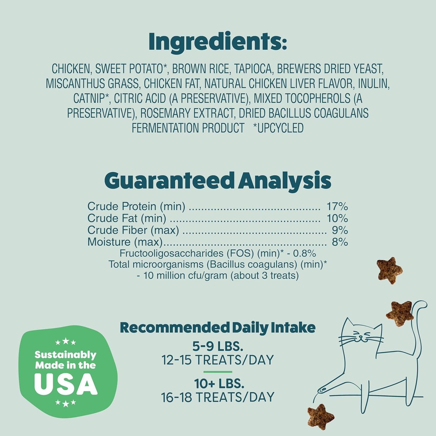 Golosinas para Gatos Shameless Pets 3x2.5oz Pollo Catnip