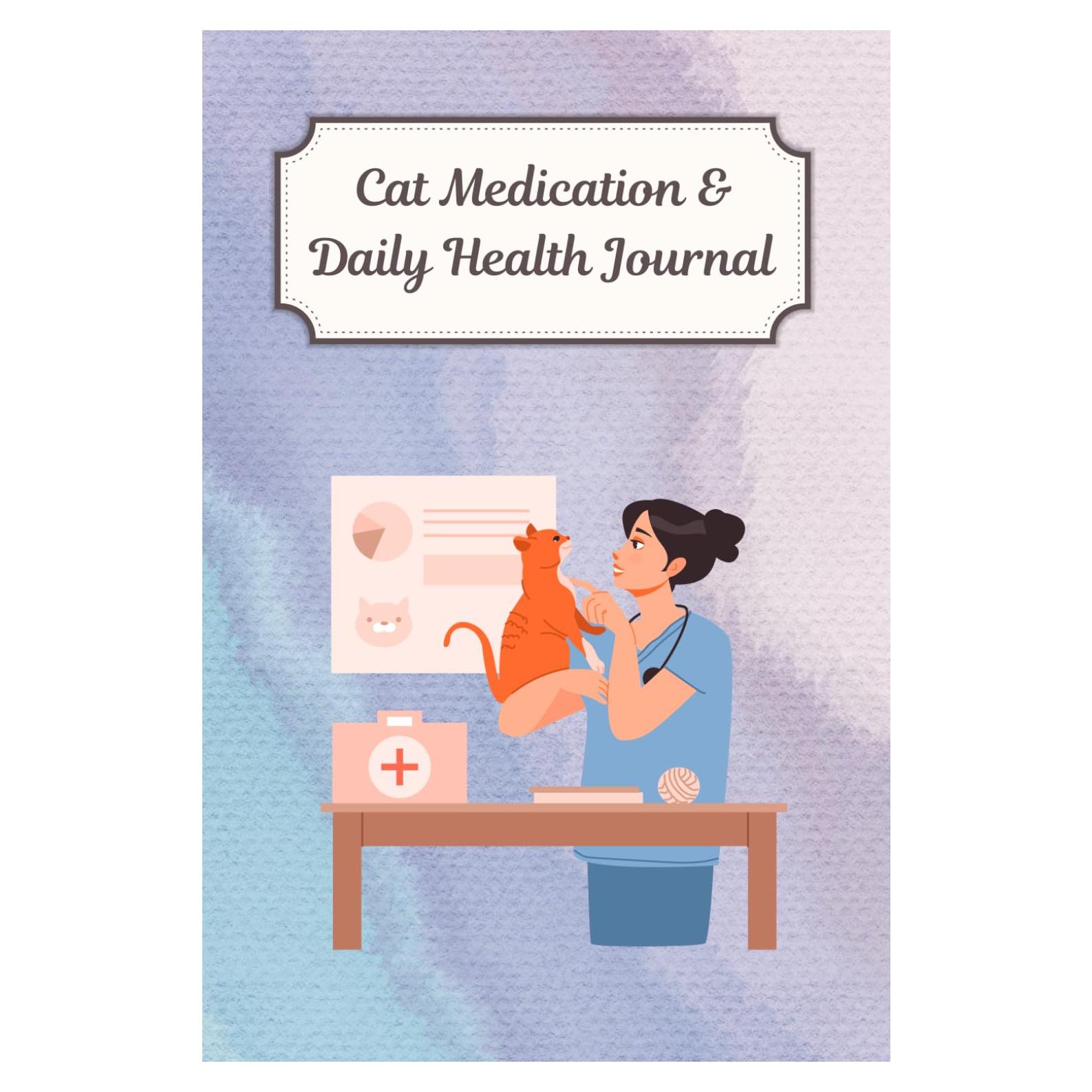 Diario de Salud y Medicación para Gatos 15x23 cm