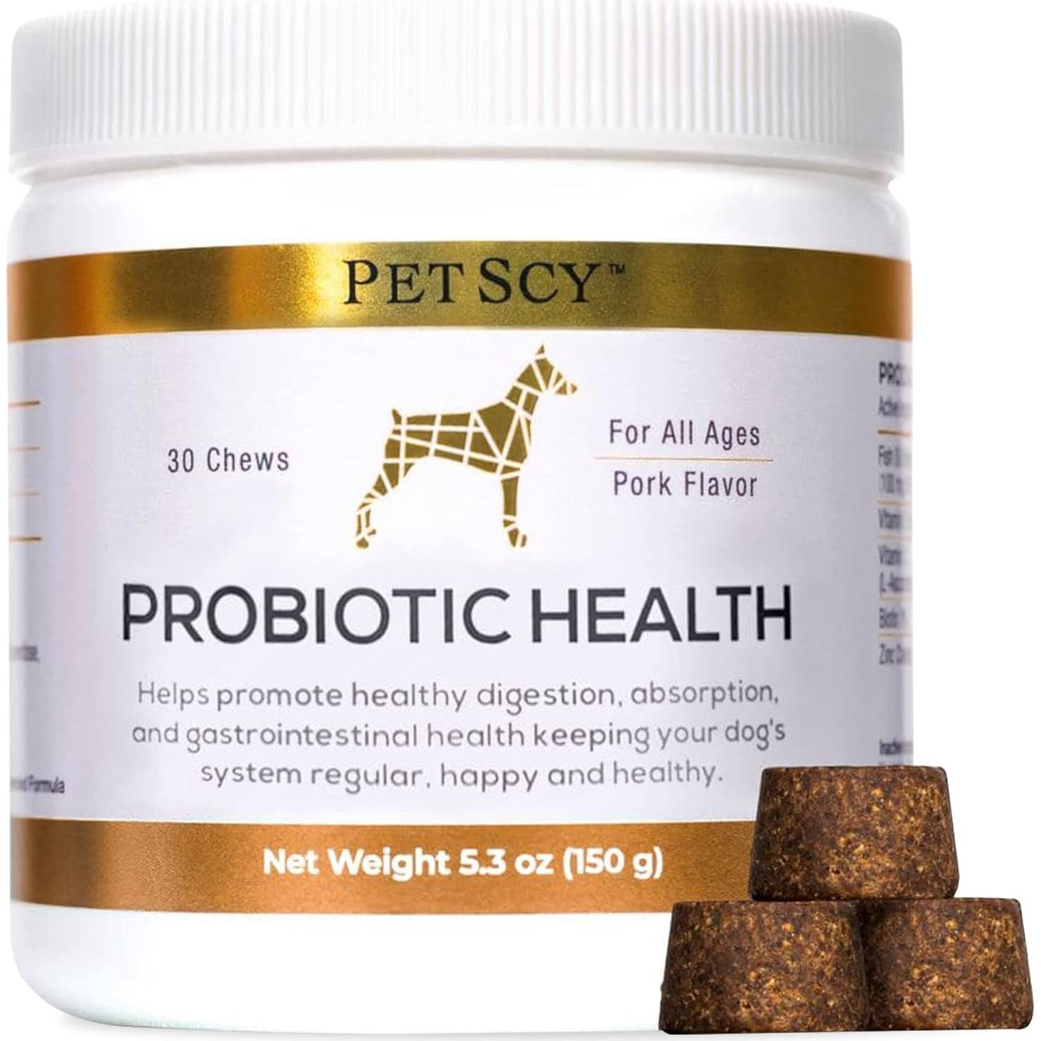 Golosinas Probioticas para Perros PetScy 30 Unidades