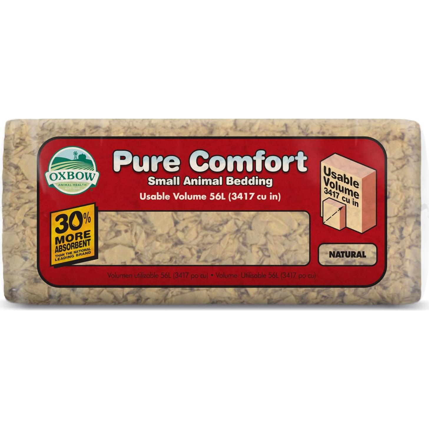 Acolchado Natural Oxbow 56L para Conejos y Hámsters